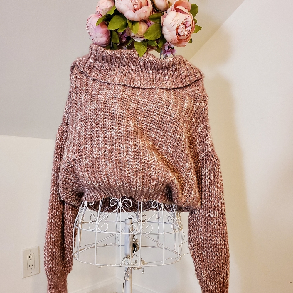 NASTYGAL Pink slouchy sweater Size small